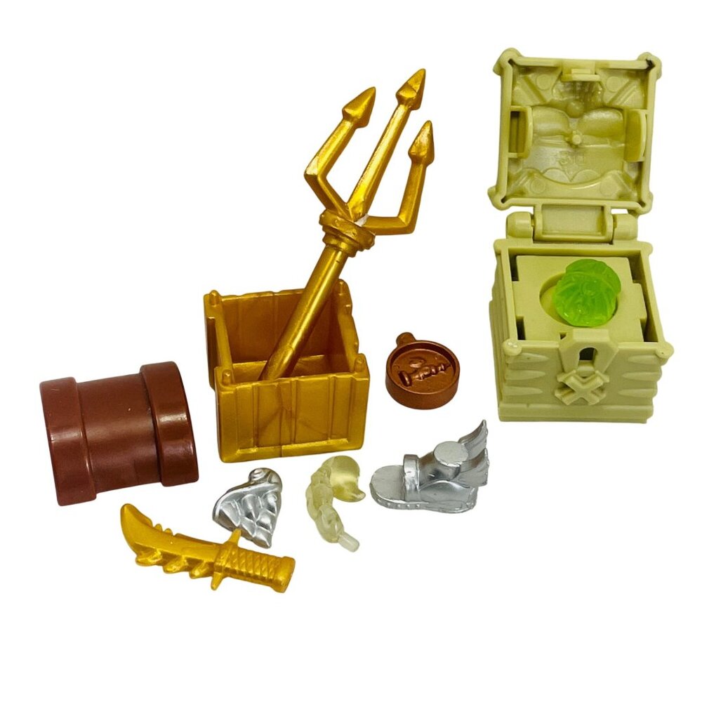 Pirate-Themed Miniature Treasure X Chest & Weapons Accessories